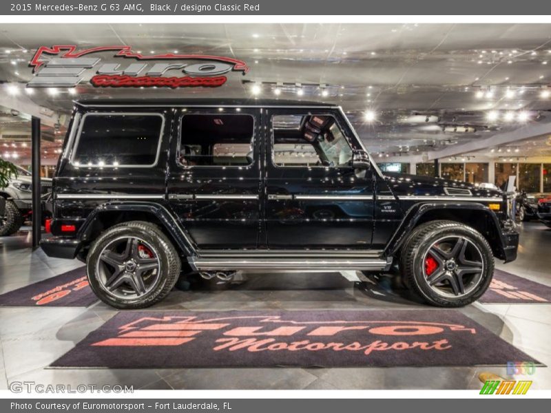 Black / designo Classic Red 2015 Mercedes-Benz G 63 AMG