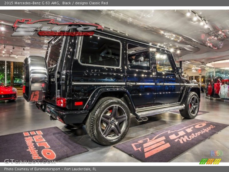 Black / designo Classic Red 2015 Mercedes-Benz G 63 AMG