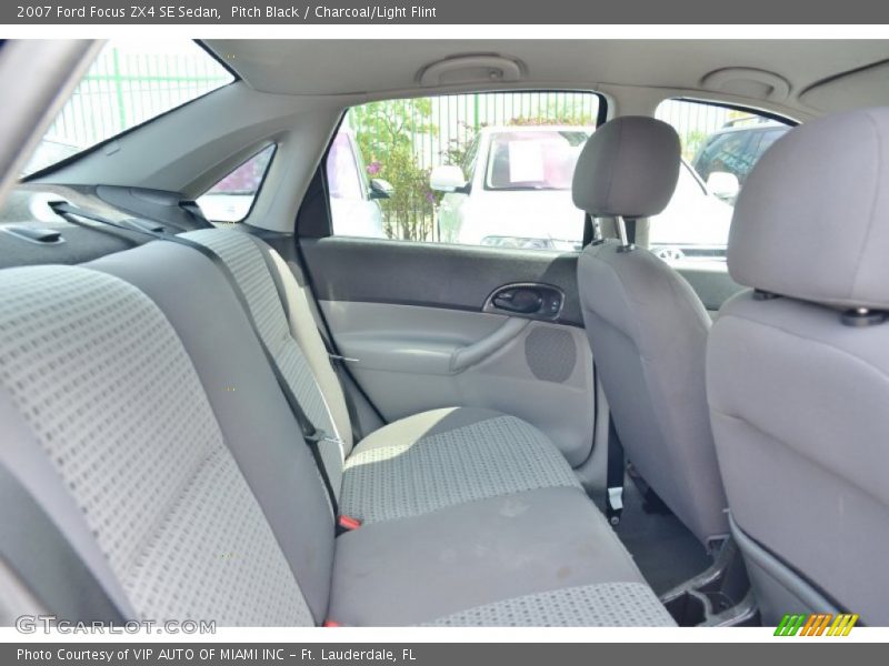 Pitch Black / Charcoal/Light Flint 2007 Ford Focus ZX4 SE Sedan