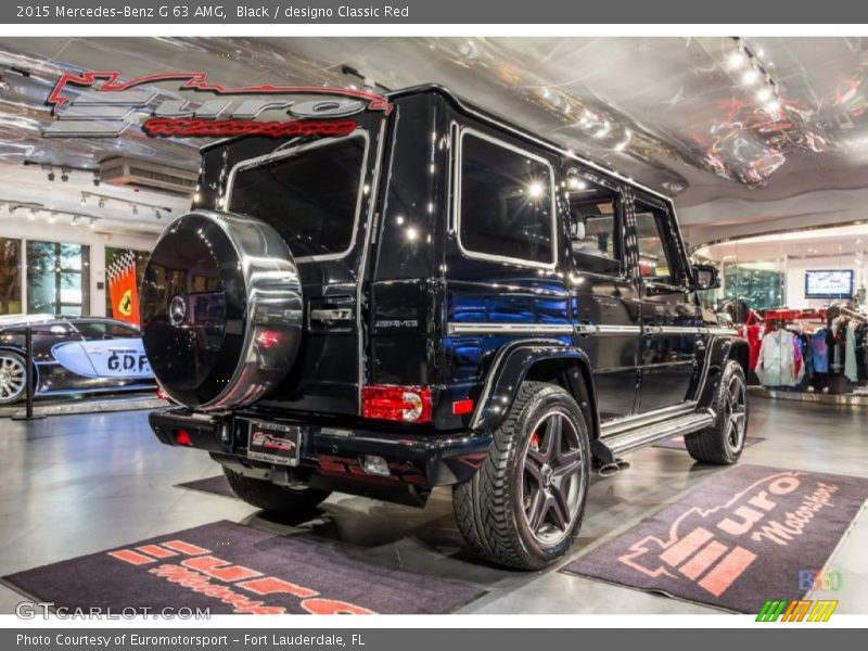 Black / designo Classic Red 2015 Mercedes-Benz G 63 AMG