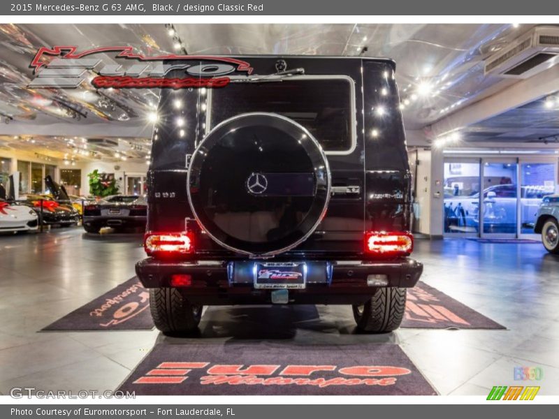 Black / designo Classic Red 2015 Mercedes-Benz G 63 AMG