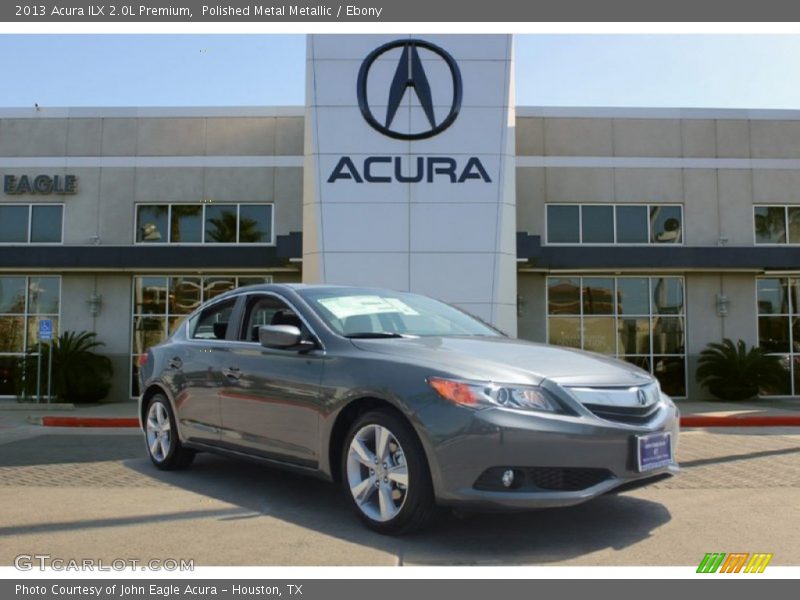 Polished Metal Metallic / Ebony 2013 Acura ILX 2.0L Premium