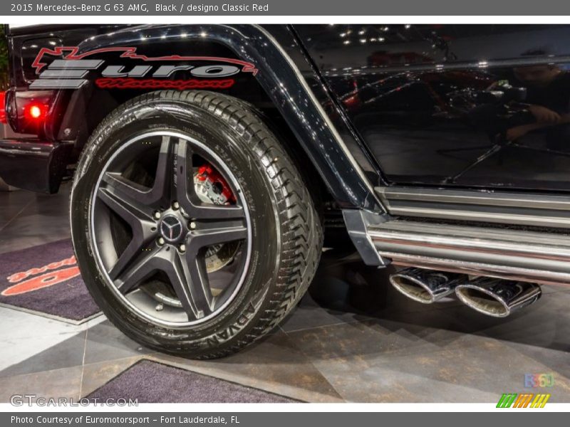 Black / designo Classic Red 2015 Mercedes-Benz G 63 AMG