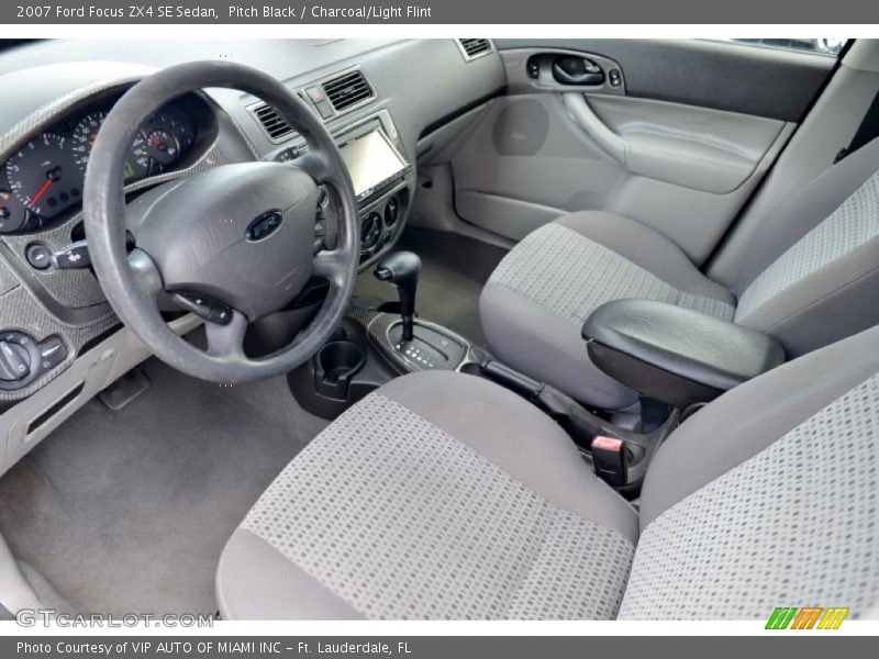 Pitch Black / Charcoal/Light Flint 2007 Ford Focus ZX4 SE Sedan