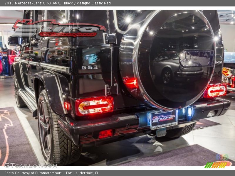 Black / designo Classic Red 2015 Mercedes-Benz G 63 AMG