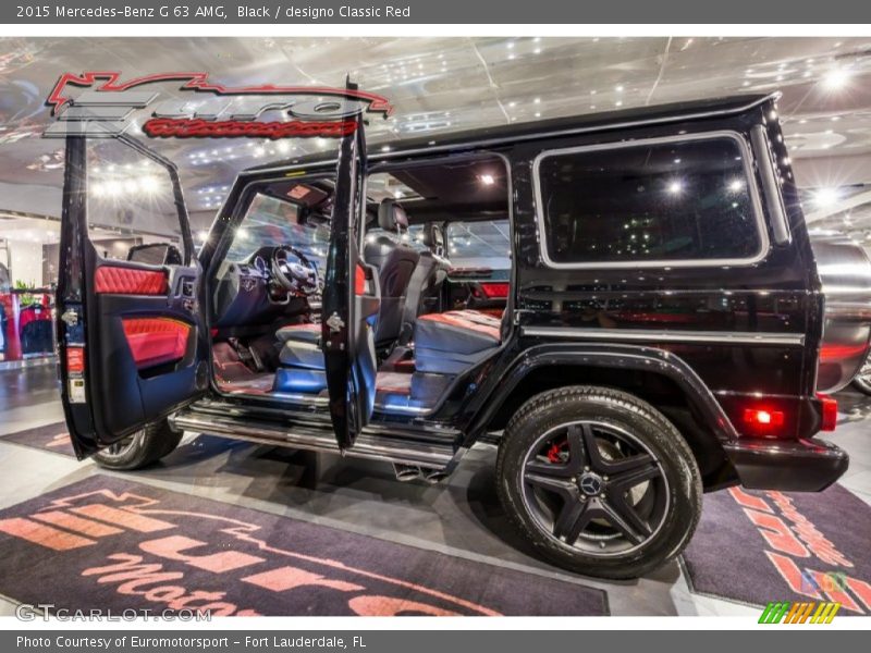 Black / designo Classic Red 2015 Mercedes-Benz G 63 AMG