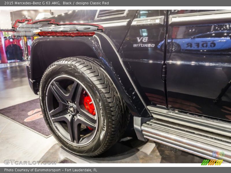 Black / designo Classic Red 2015 Mercedes-Benz G 63 AMG
