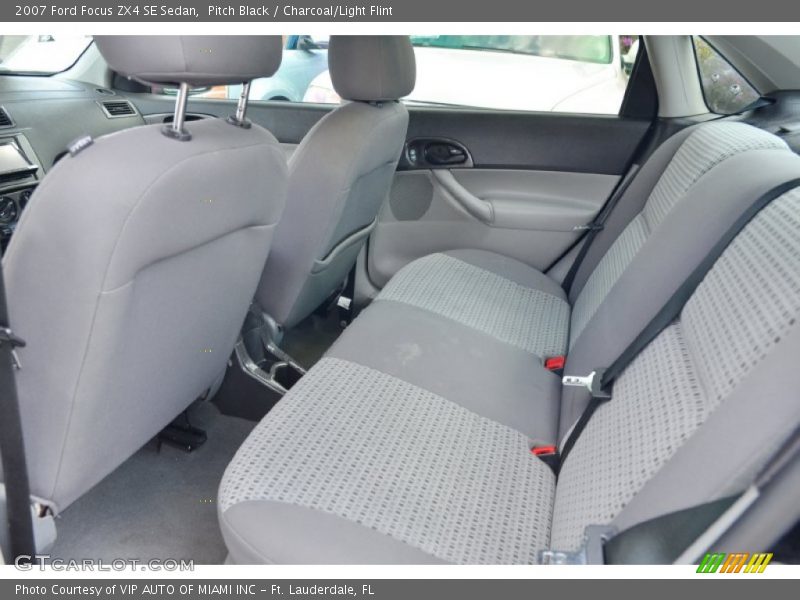 Pitch Black / Charcoal/Light Flint 2007 Ford Focus ZX4 SE Sedan