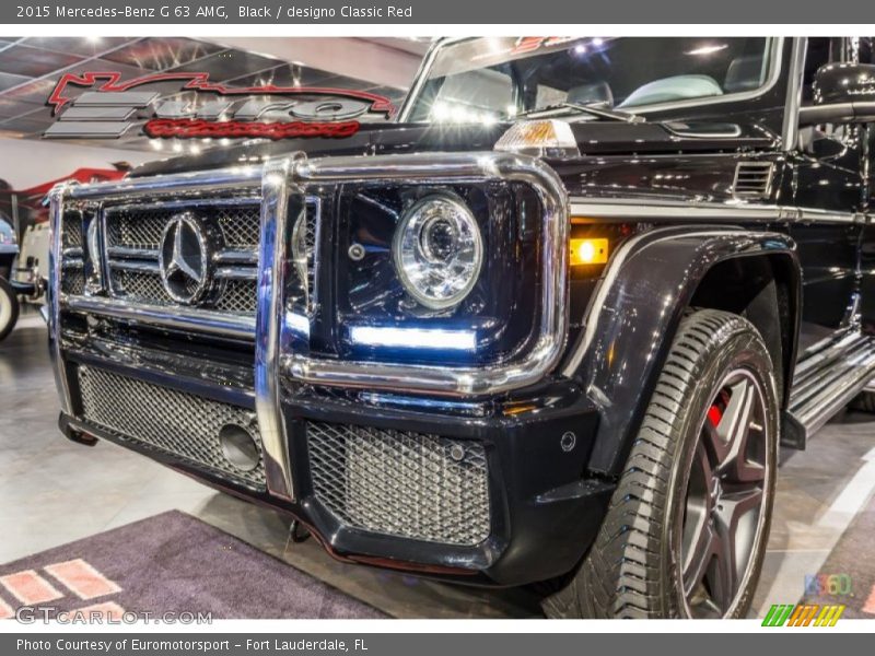 Black / designo Classic Red 2015 Mercedes-Benz G 63 AMG