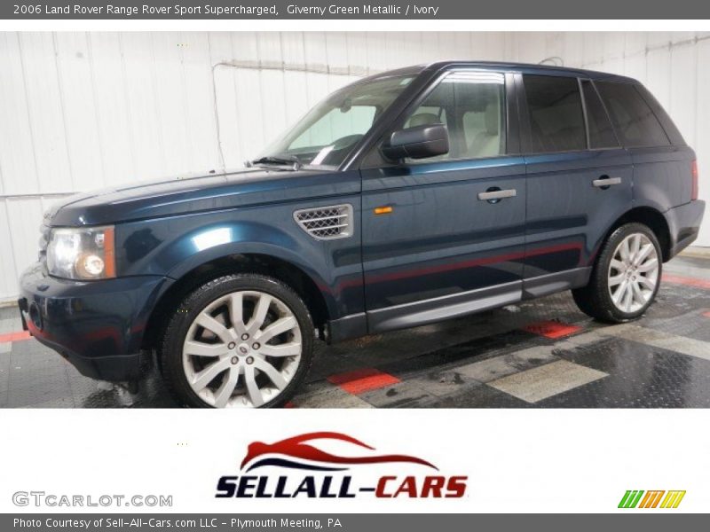 Giverny Green Metallic / Ivory 2006 Land Rover Range Rover Sport Supercharged