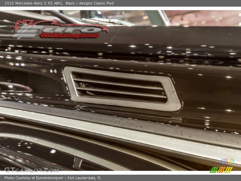 Black / designo Classic Red 2015 Mercedes-Benz G 63 AMG