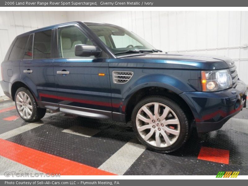 Giverny Green Metallic / Ivory 2006 Land Rover Range Rover Sport Supercharged