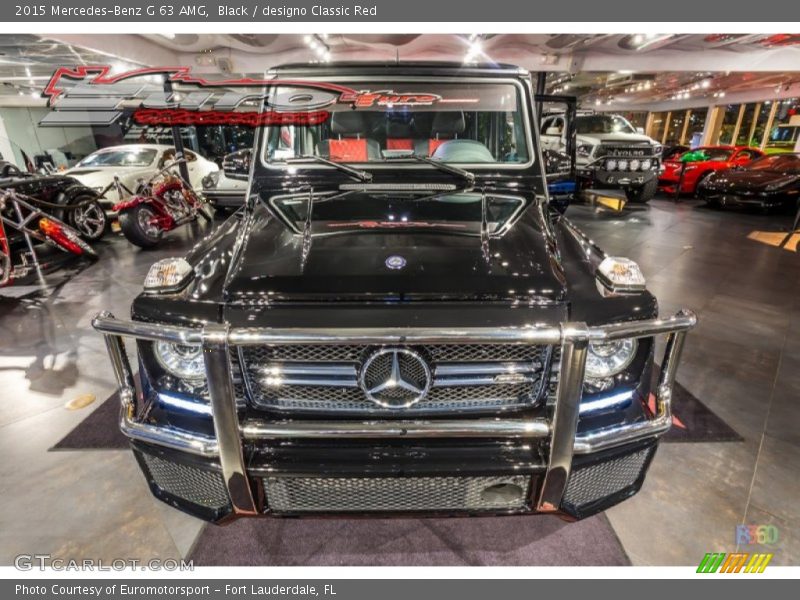 Black / designo Classic Red 2015 Mercedes-Benz G 63 AMG
