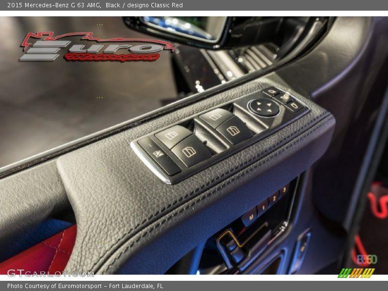 Black / designo Classic Red 2015 Mercedes-Benz G 63 AMG
