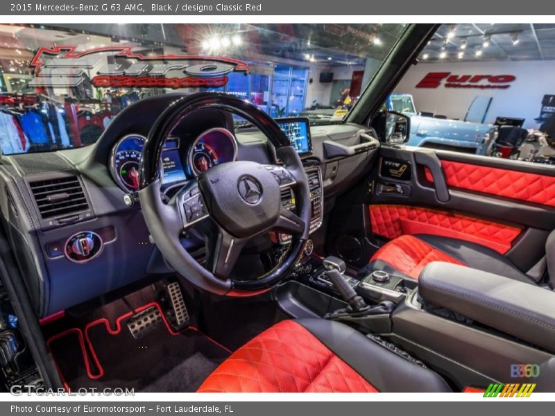 Black / designo Classic Red 2015 Mercedes-Benz G 63 AMG