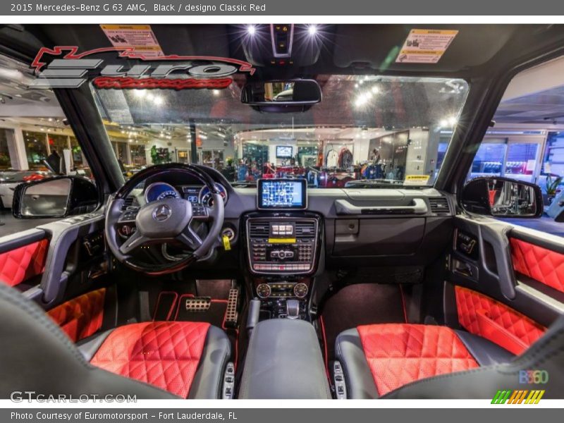Black / designo Classic Red 2015 Mercedes-Benz G 63 AMG