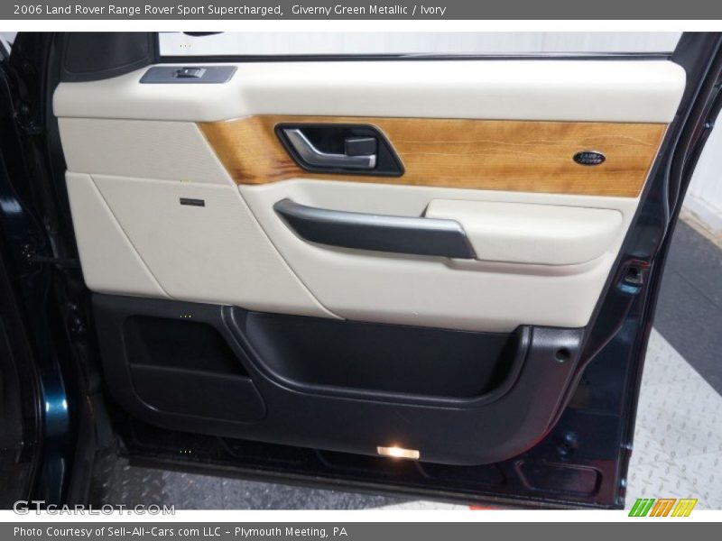 Giverny Green Metallic / Ivory 2006 Land Rover Range Rover Sport Supercharged