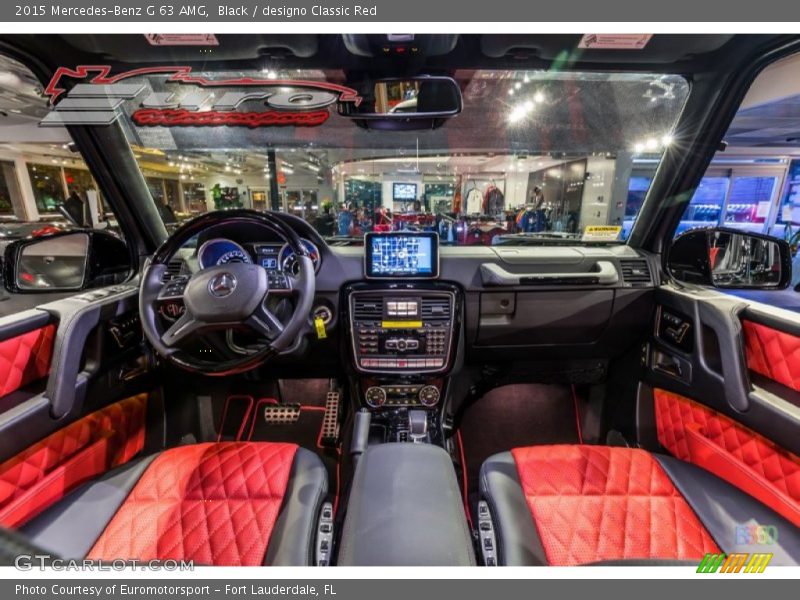 Black / designo Classic Red 2015 Mercedes-Benz G 63 AMG