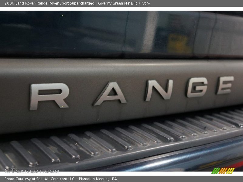 Giverny Green Metallic / Ivory 2006 Land Rover Range Rover Sport Supercharged