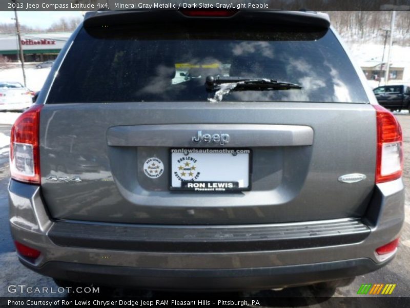 Mineral Gray Metallic / Dark Slate Gray/Light Pebble 2013 Jeep Compass Latitude 4x4
