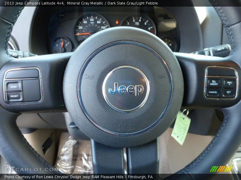 Mineral Gray Metallic / Dark Slate Gray/Light Pebble 2013 Jeep Compass Latitude 4x4