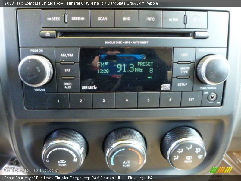 Mineral Gray Metallic / Dark Slate Gray/Light Pebble 2013 Jeep Compass Latitude 4x4