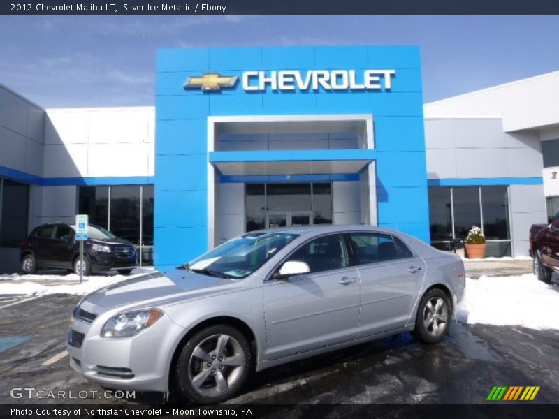 Silver Ice Metallic / Ebony 2012 Chevrolet Malibu LT