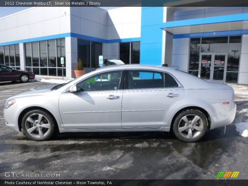Silver Ice Metallic / Ebony 2012 Chevrolet Malibu LT