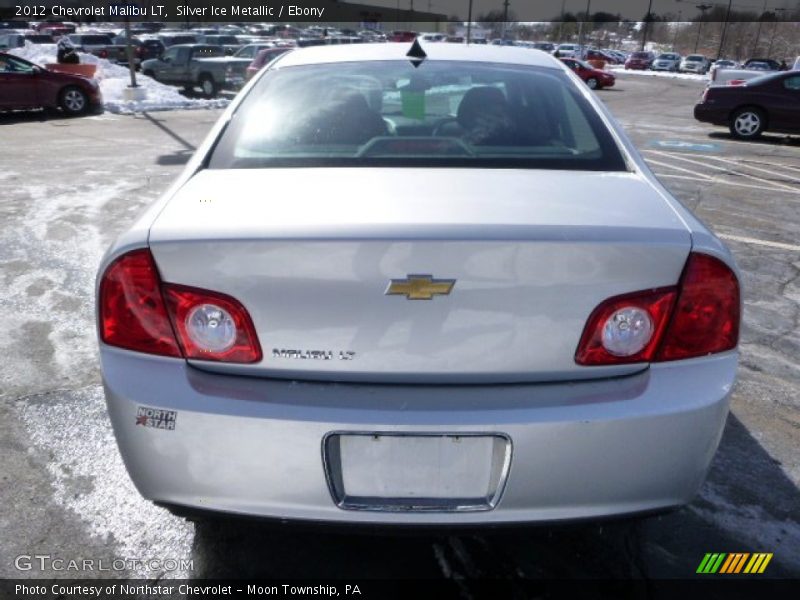 Silver Ice Metallic / Ebony 2012 Chevrolet Malibu LT