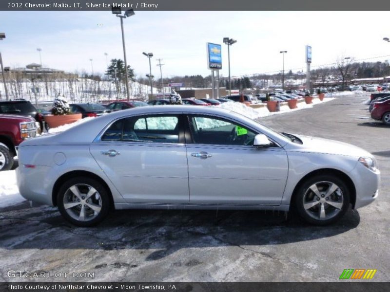 Silver Ice Metallic / Ebony 2012 Chevrolet Malibu LT