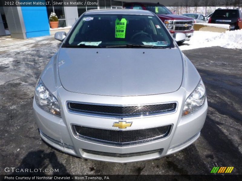 Silver Ice Metallic / Ebony 2012 Chevrolet Malibu LT