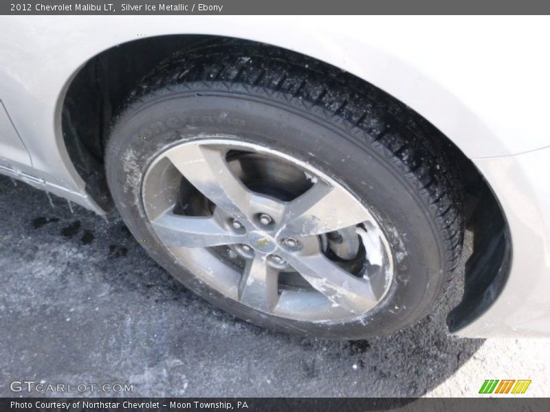 Silver Ice Metallic / Ebony 2012 Chevrolet Malibu LT