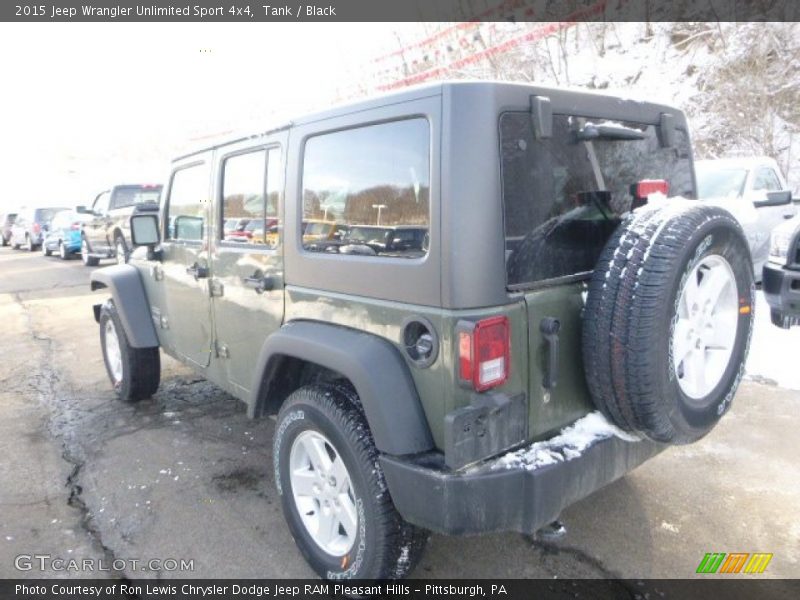 Tank / Black 2015 Jeep Wrangler Unlimited Sport 4x4