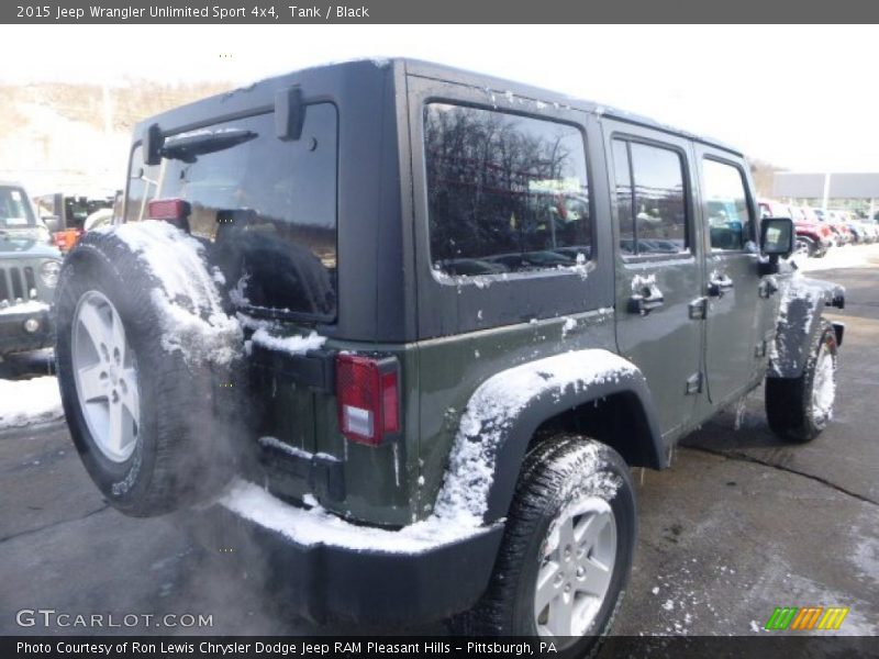 Tank / Black 2015 Jeep Wrangler Unlimited Sport 4x4