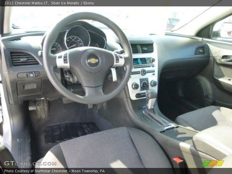 Silver Ice Metallic / Ebony 2012 Chevrolet Malibu LT