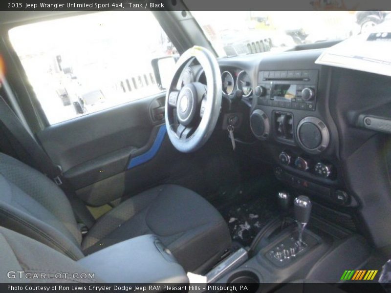 Tank / Black 2015 Jeep Wrangler Unlimited Sport 4x4