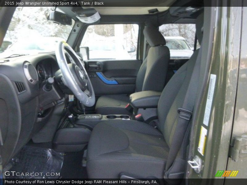 Tank / Black 2015 Jeep Wrangler Unlimited Sport 4x4