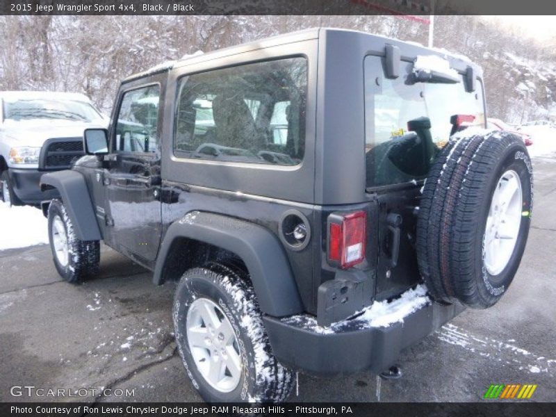 Black / Black 2015 Jeep Wrangler Sport 4x4