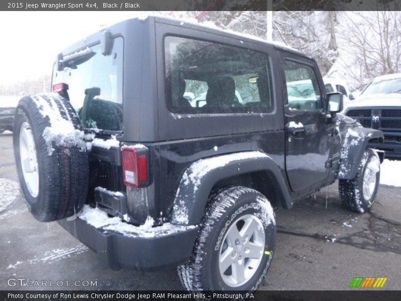 Black / Black 2015 Jeep Wrangler Sport 4x4