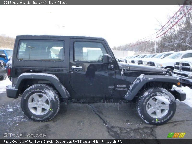 Black / Black 2015 Jeep Wrangler Sport 4x4