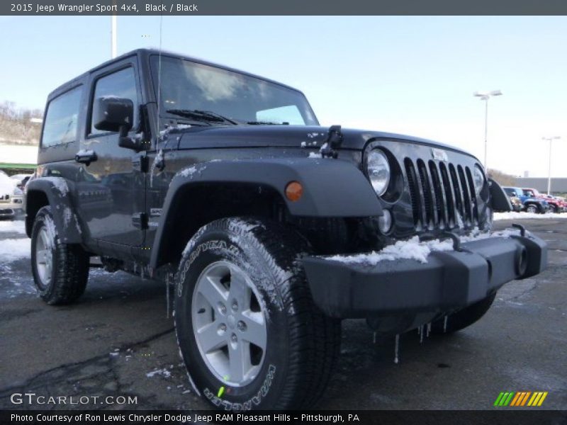 Black / Black 2015 Jeep Wrangler Sport 4x4