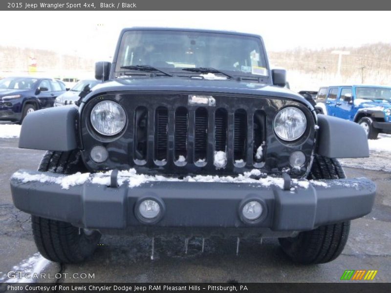 Black / Black 2015 Jeep Wrangler Sport 4x4