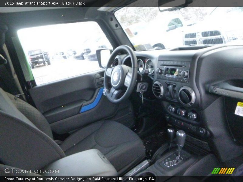 Black / Black 2015 Jeep Wrangler Sport 4x4