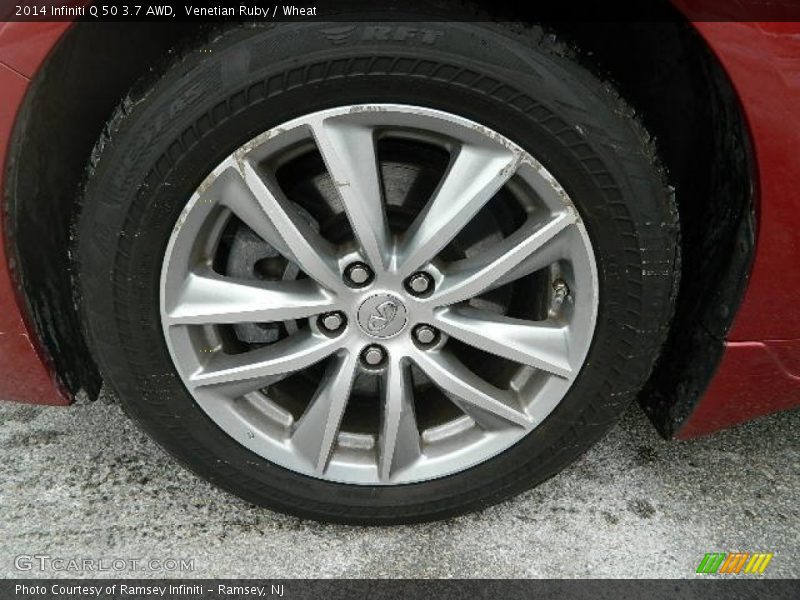 Venetian Ruby / Wheat 2014 Infiniti Q 50 3.7 AWD