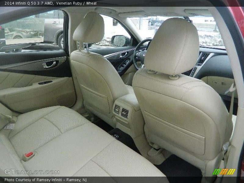 Venetian Ruby / Wheat 2014 Infiniti Q 50 3.7 AWD