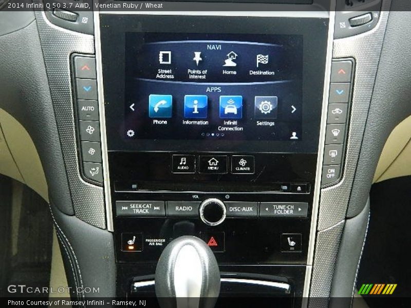 Venetian Ruby / Wheat 2014 Infiniti Q 50 3.7 AWD