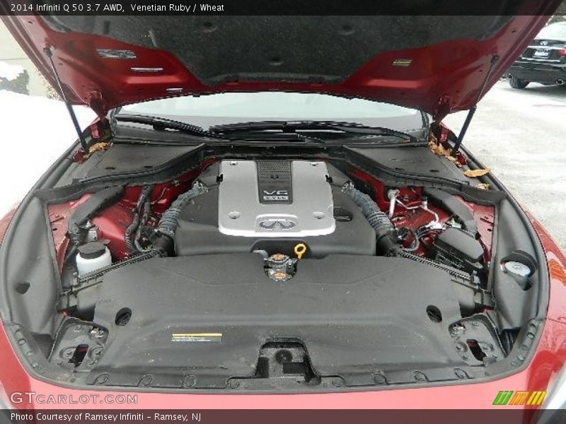 Venetian Ruby / Wheat 2014 Infiniti Q 50 3.7 AWD