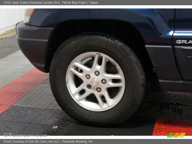 Patriot Blue Pearl / Taupe 2003 Jeep Grand Cherokee Laredo 4x4