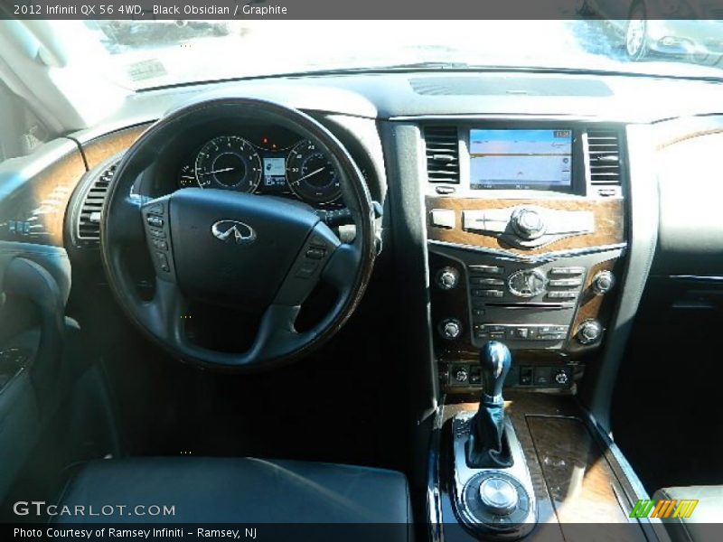 Black Obsidian / Graphite 2012 Infiniti QX 56 4WD
