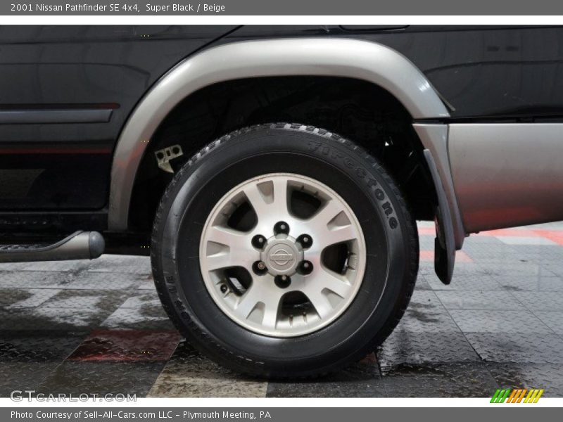Super Black / Beige 2001 Nissan Pathfinder SE 4x4